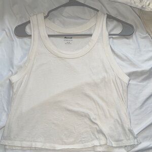 Madewell White Tank Top